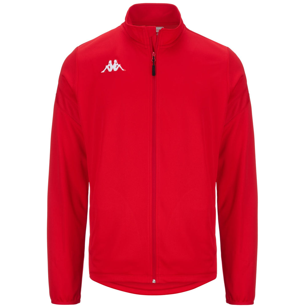 Fleece Man KAPPA4FOOTBALL DOLVIO Jacket RED CHINESE Photo (jpg Rgb)			