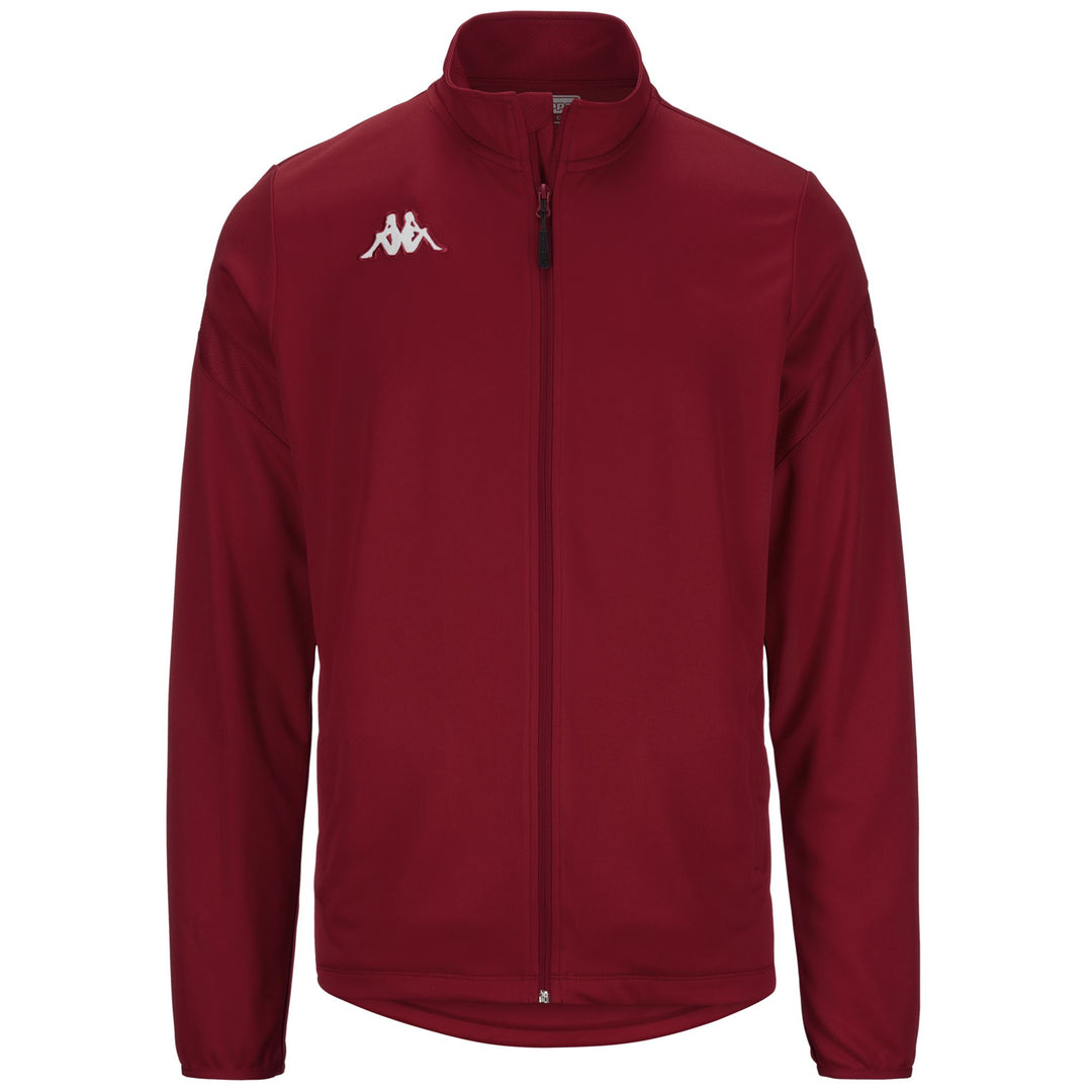 Fleece Man KAPPA4FOOTBALL DOLVIO Jacket RED GRANATA Photo (jpg Rgb)			