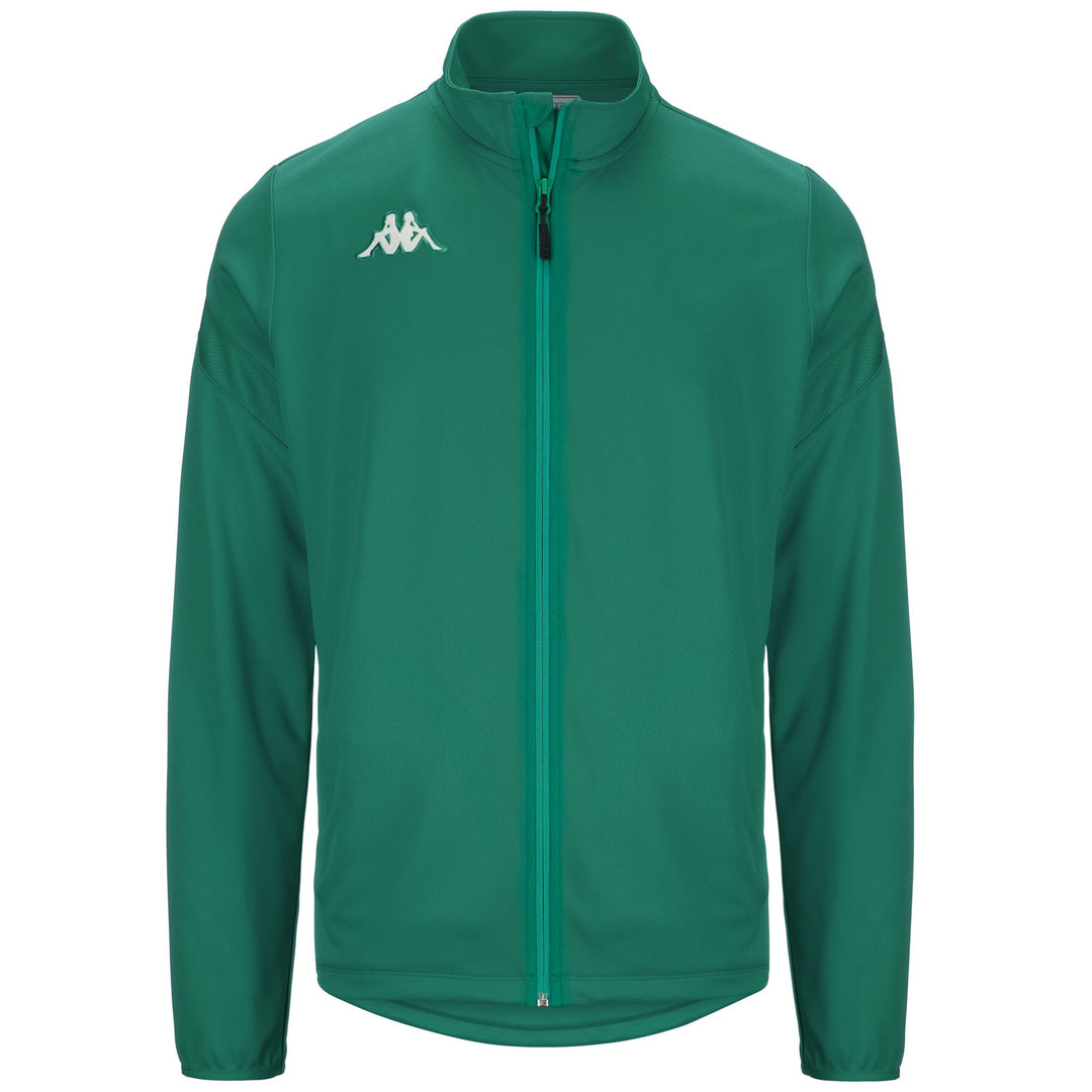 Fleece Man KAPPA4FOOTBALL DOLVIO Jacket GREEN Photo (jpg Rgb)			