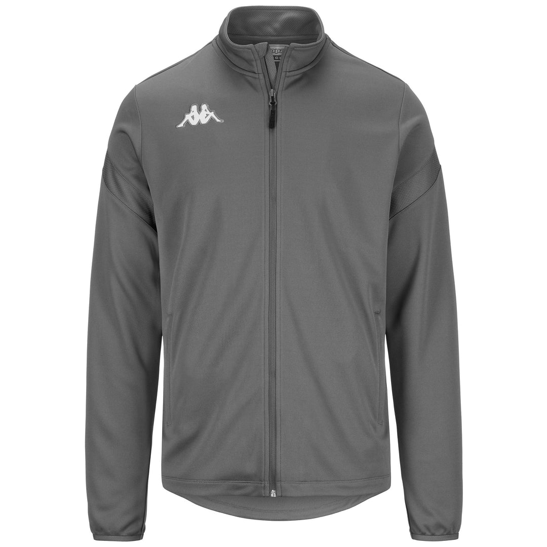 Fleece Man KAPPA4FOOTBALL DOLVIO Jacket GREY SMOKED Photo (jpg Rgb)			