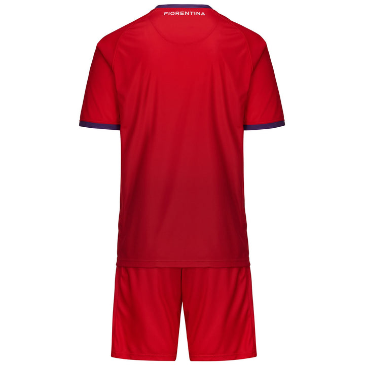 SETS Boy KOMBAT KIT 2025 FIORENTINA Shorts / T-Shirt RED-VIOLET INDIGO Dressed Side (jpg Rgb)		