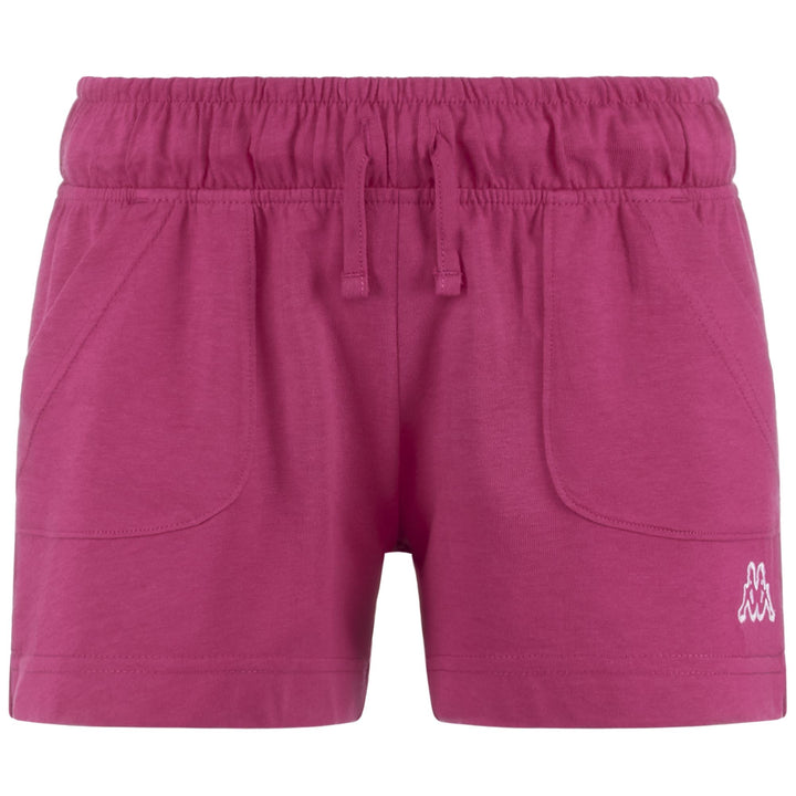 Shorts Girl LOGO GANSIA Sport Shorts FUCHSIA BRIGHT ROSE Photo (jpg Rgb)			