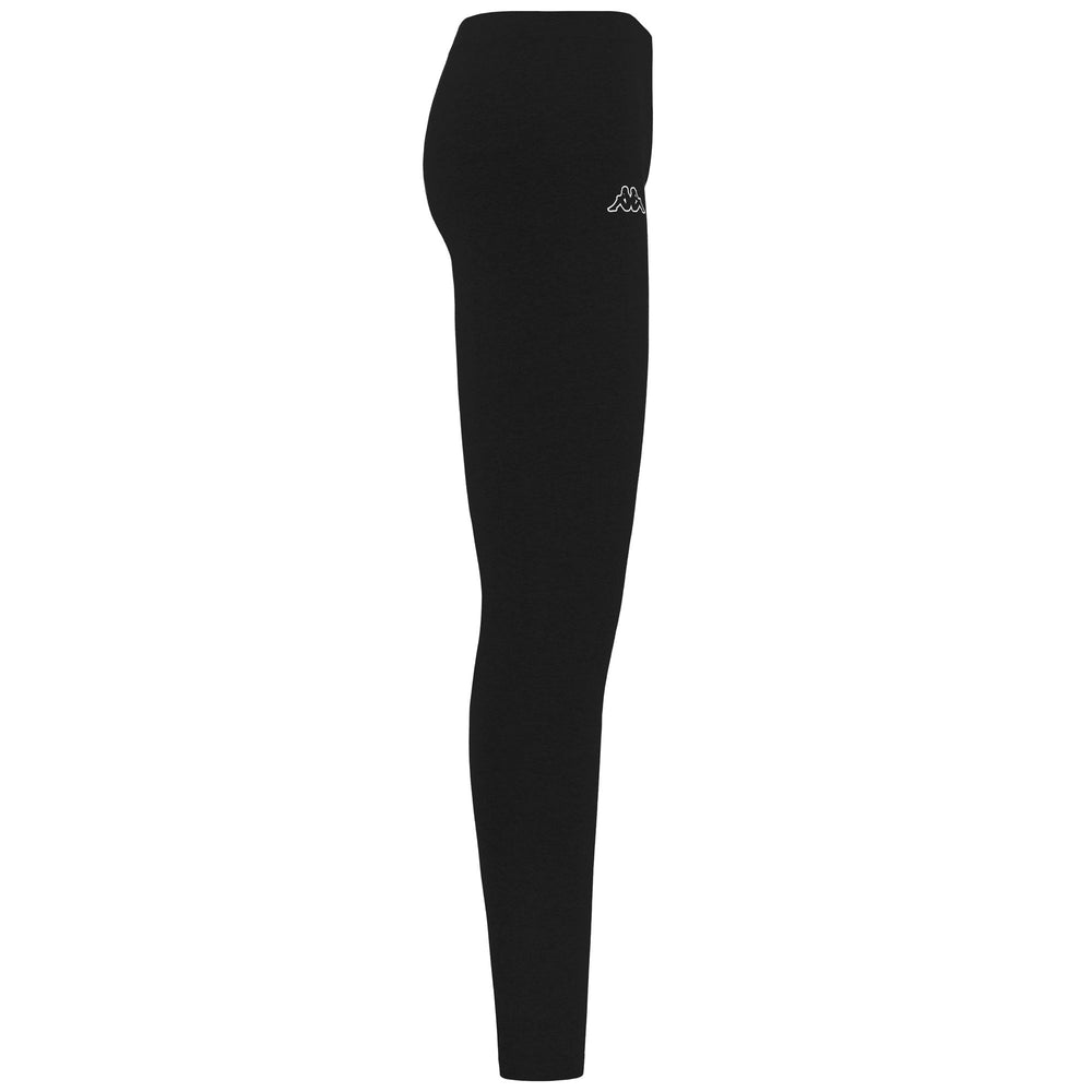 Pants Woman LOGO FAPRI Sport Trousers BLACK Dressed Front (jpg Rgb)	