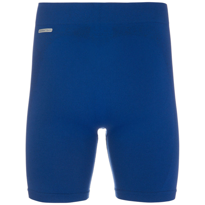 Underpants Unisex KOMBAT SKIN BHORT Mid BLUE MD COBALT Dressed Front (jpg Rgb)	