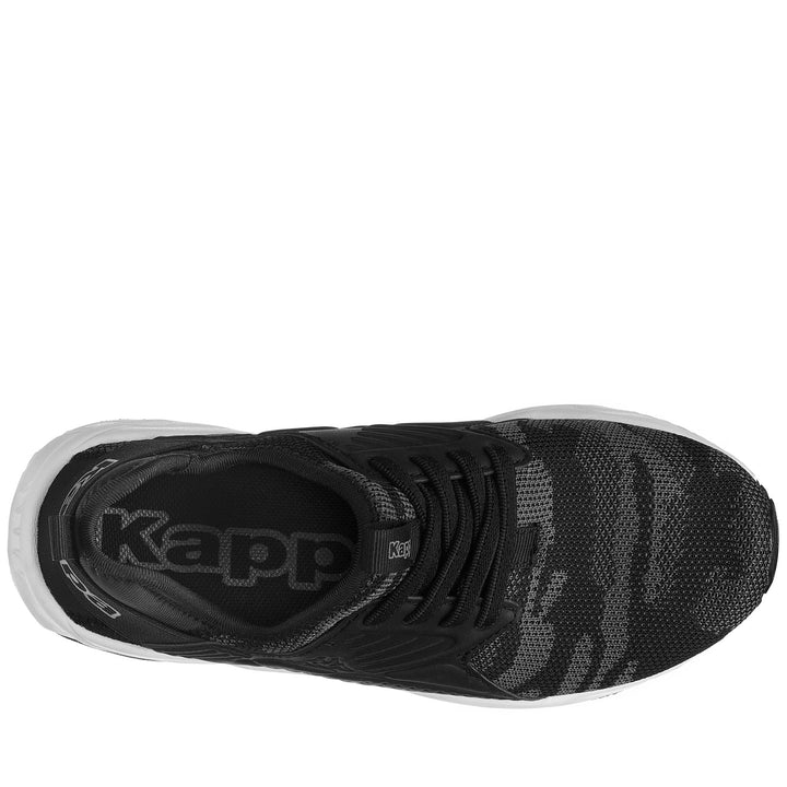 Sneakers Kid unisex LOGO SANPUERTO EL KID Low Cut BLACK-GREY-GREY LT Dressed Back (jpg Rgb)		