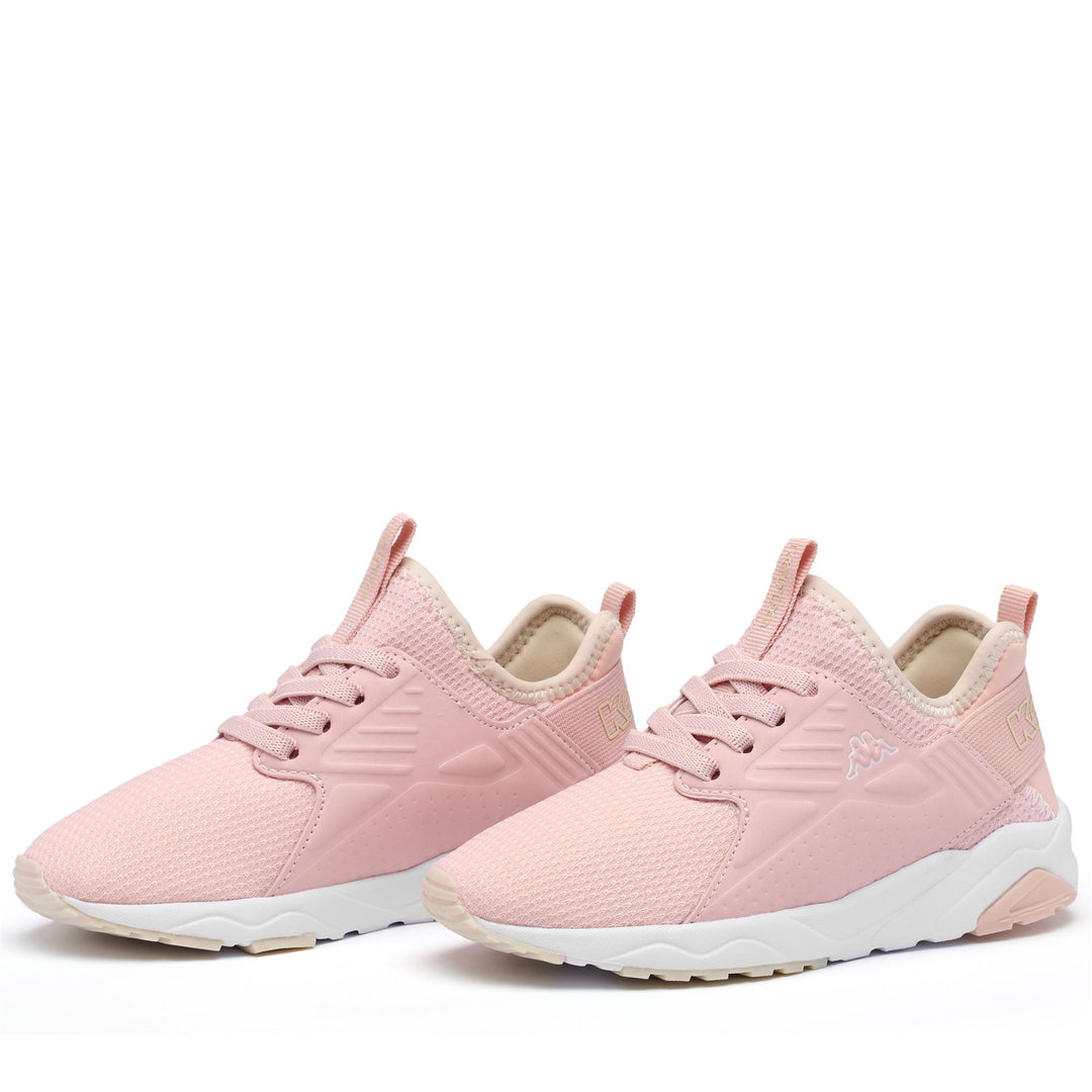 Sneakers Kid unisex LOGO SANPUERTO EL KID Low Cut PINK LT-WHITE-BEIGE LT Detail (jpg Rgb)			