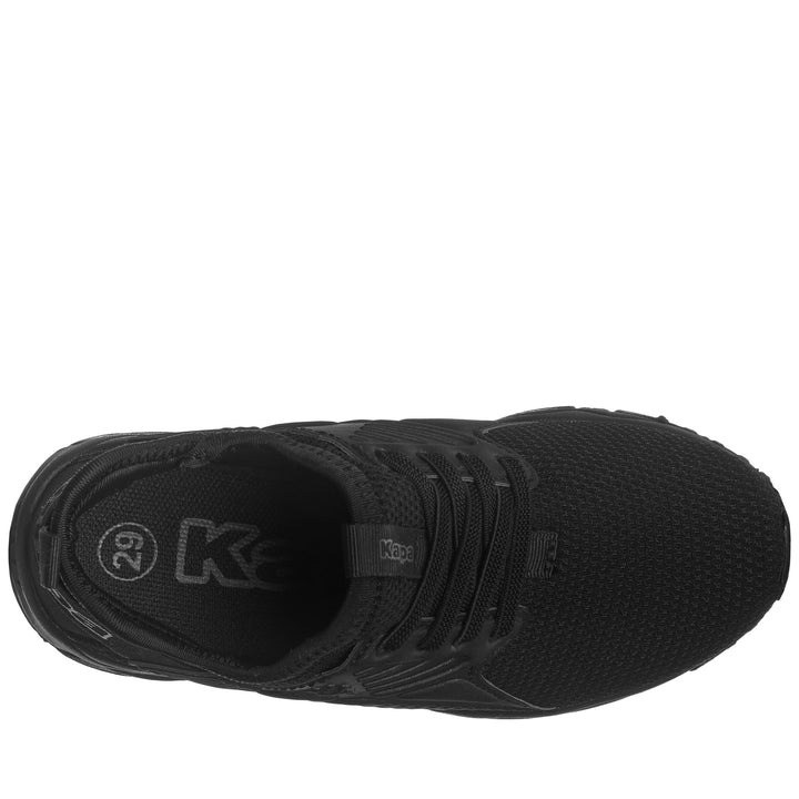 Sneakers Kid unisex LOGO SANPUERTO EL KID Low Cut BLACK-GREY DK Dressed Back (jpg Rgb)		