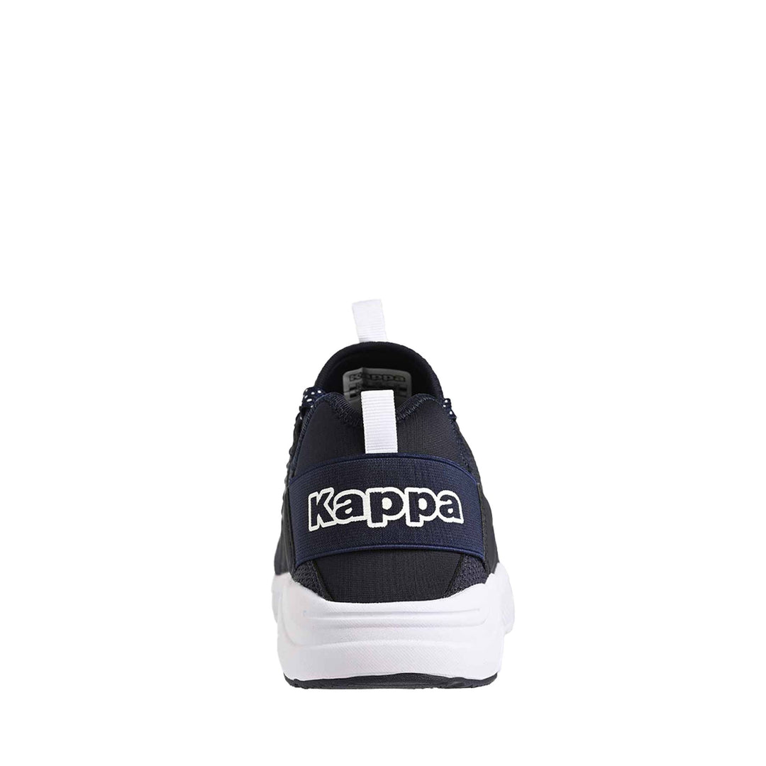 Sneakers Unisex SANPUERTO Low Cut BLUE MARINE - WHITE Dressed Back (jpg Rgb)		