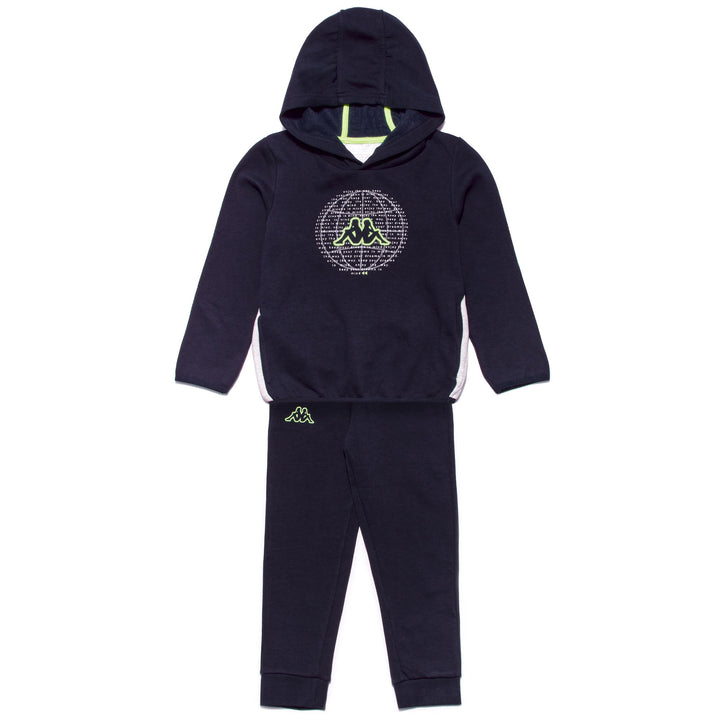 Sport Suits Boy LOGO BENNO KID TRACKSUIT BLUE DK-NATURAL GREY MEL Photo (jpg Rgb)			