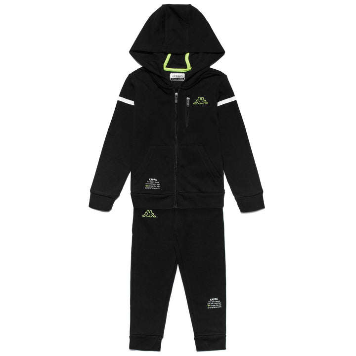 Sport Suits Boy LOGO BARTY KID TRACKSUIT BLACK Photo (jpg Rgb)			