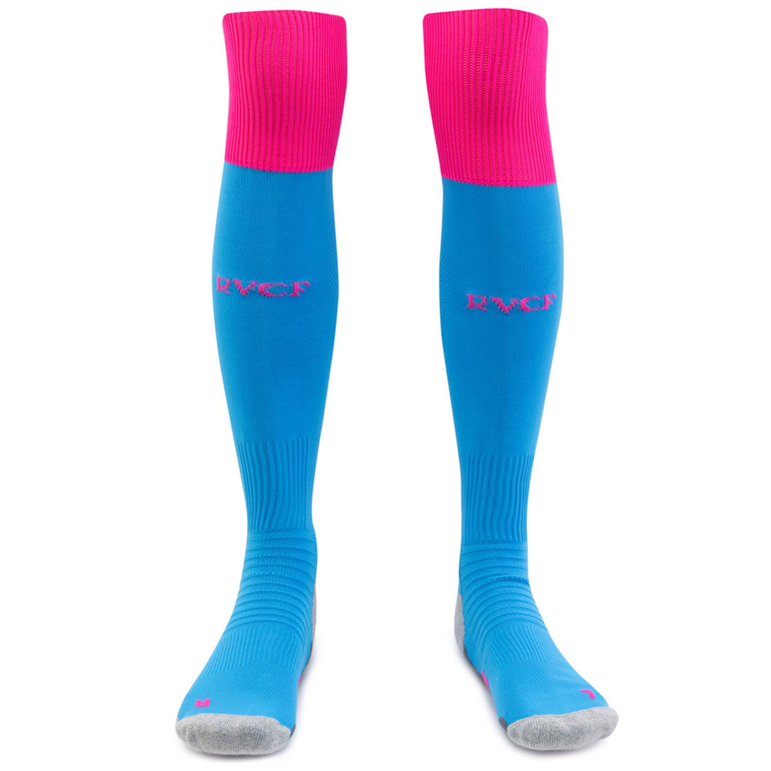 Socks Man KOMBAT SPARK PRO VALLADOLID 1PACK Knee High Sock BLUE SKY - FUCHSIA Photo (jpg Rgb)			