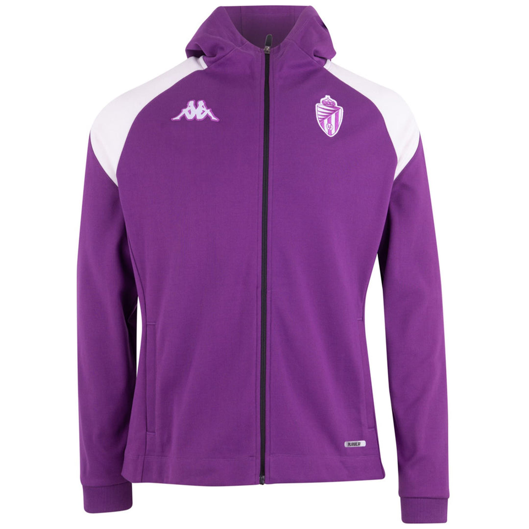 Fleece Man ARUFEOD 7 VALLADOLID Jacket BRIGHT VIOLET - WHITE Photo (jpg Rgb)			