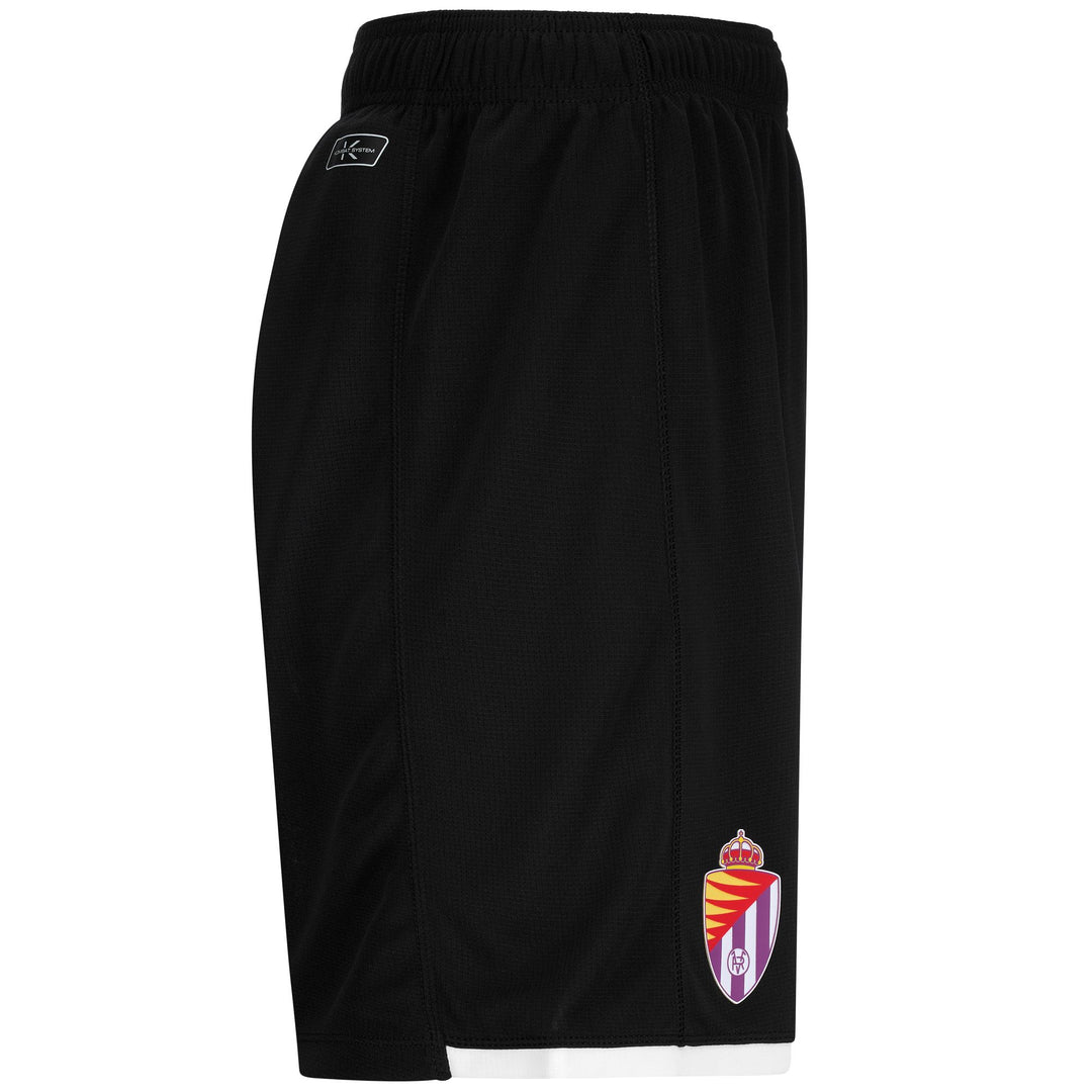 Shorts Man KOMBAT RYDER VALLADOLID Sport Shorts BLACK - WHITE Dressed Front (jpg Rgb)	