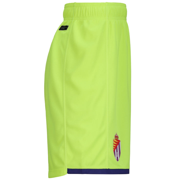 Shorts Man KOMBAT RYDER VALLADOLID Sport Shorts NEON YELLOW - VIOLET PURPLE Dressed Front (jpg Rgb)	