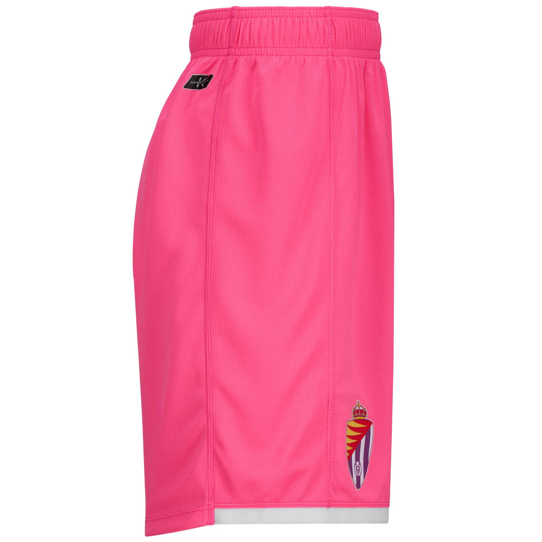 Shorts Man KOMBAT RYDER VALLADOLID Sport Shorts NEON FUCHSIA - WHITE Dressed Front (jpg Rgb)	