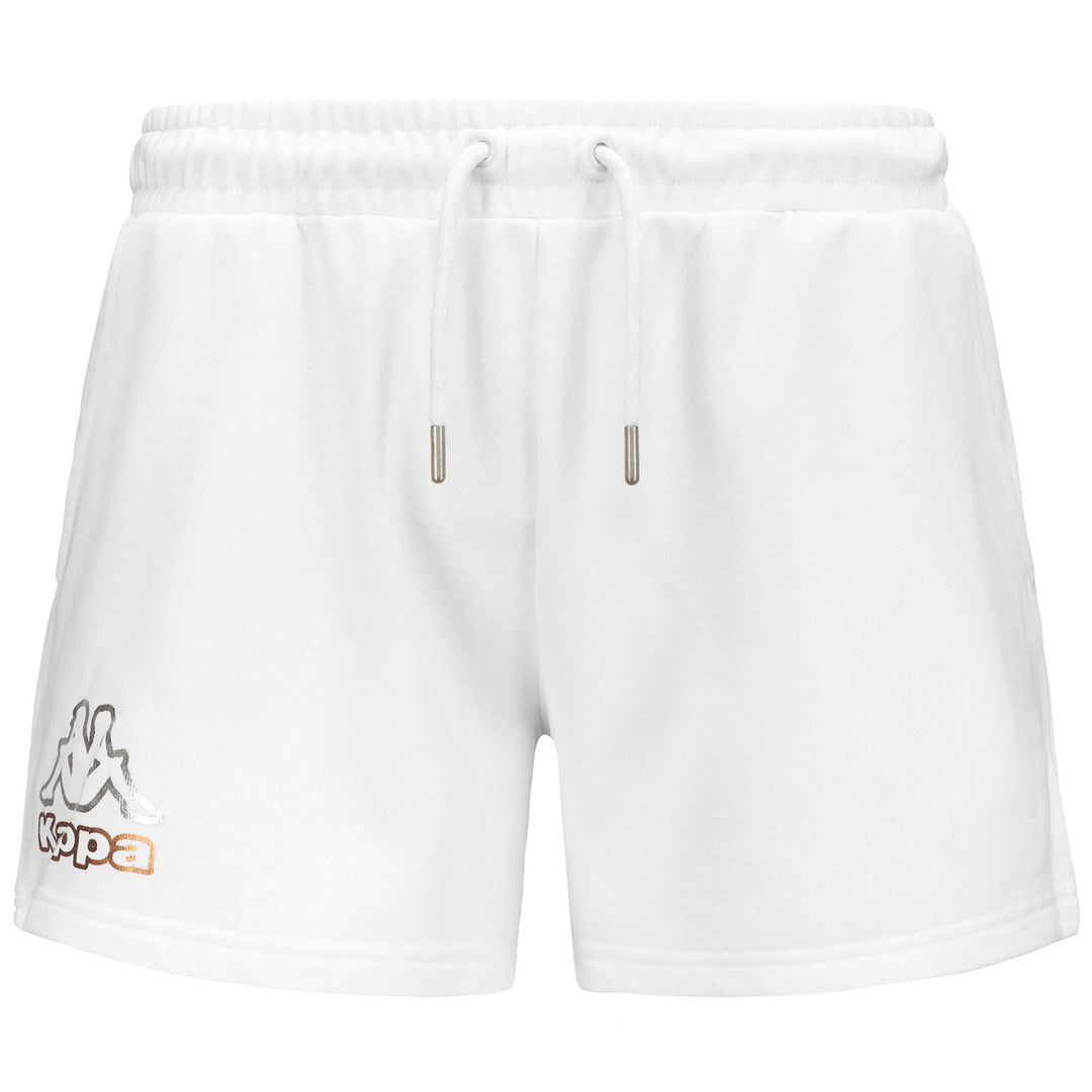 Shorts Woman LOGO FELLINA Sport Shorts WHITE Photo (jpg Rgb)			