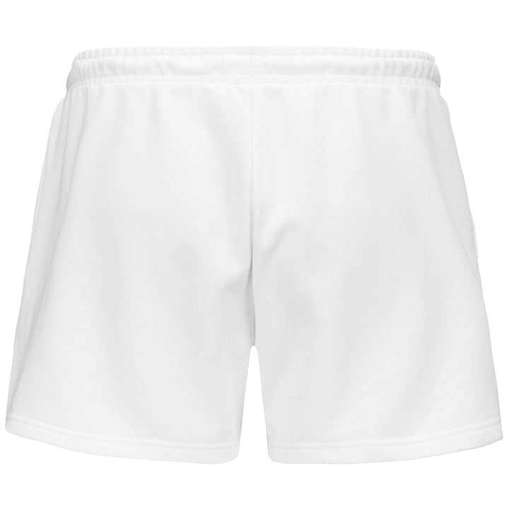 Shorts Woman LOGO FELLINA Sport Shorts WHITE Dressed Side (jpg Rgb)		