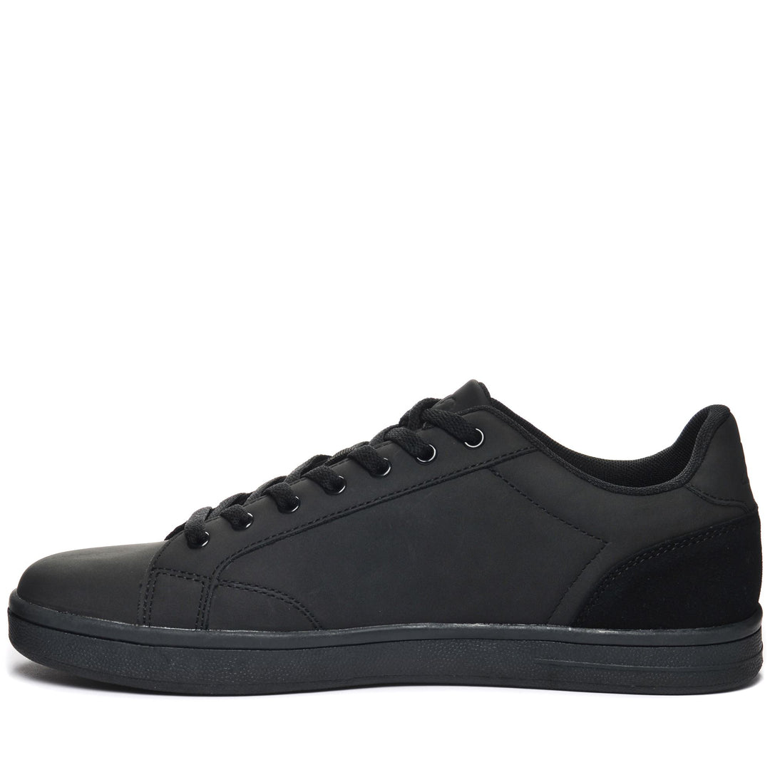 Sneakers Unisex LOGO TANGO Low Cut BLACK - BLACK JET Dressed Side (jpg Rgb)		