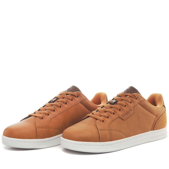 Sneakers Unisex LOGO TANGO Low Cut YELLOW TAN - BROWN BRIQUE Detail (jpg Rgb)			