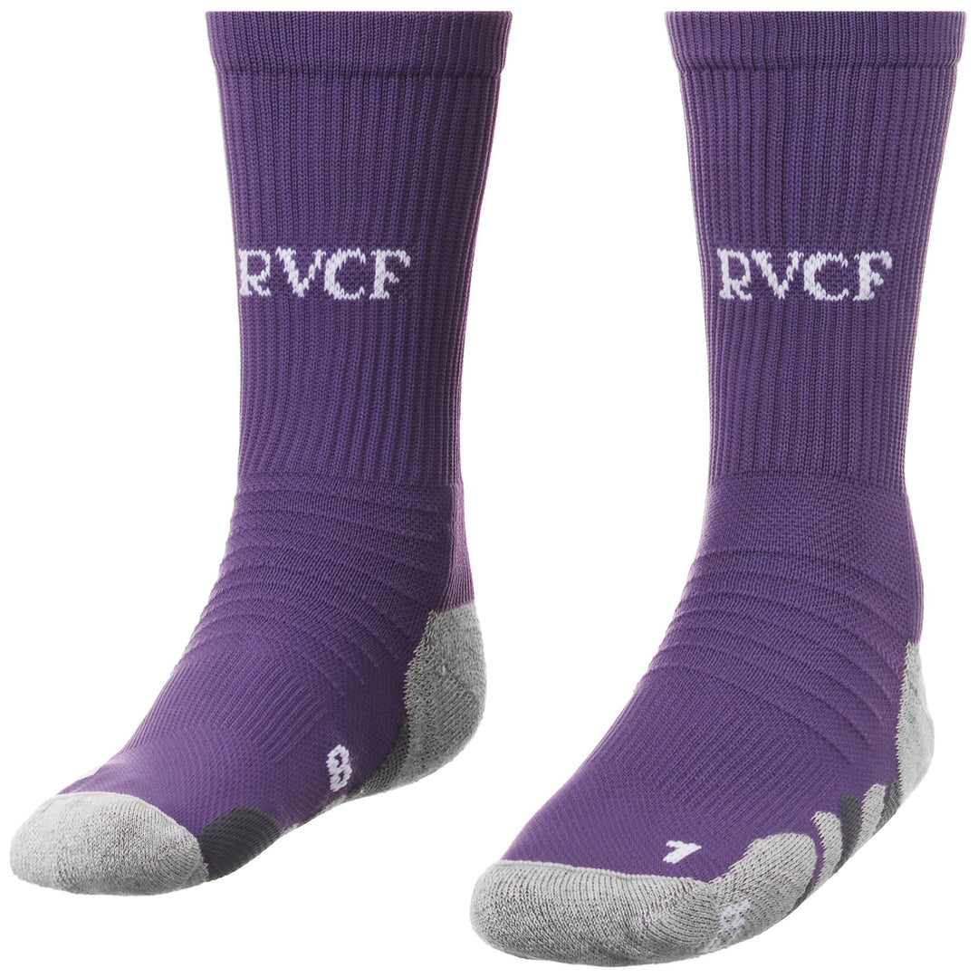 Socks Man SPOXS VALLADOLID 1PACK Quarter High Sock BRIGHT VIOLET - WHITE Photo (jpg Rgb)			