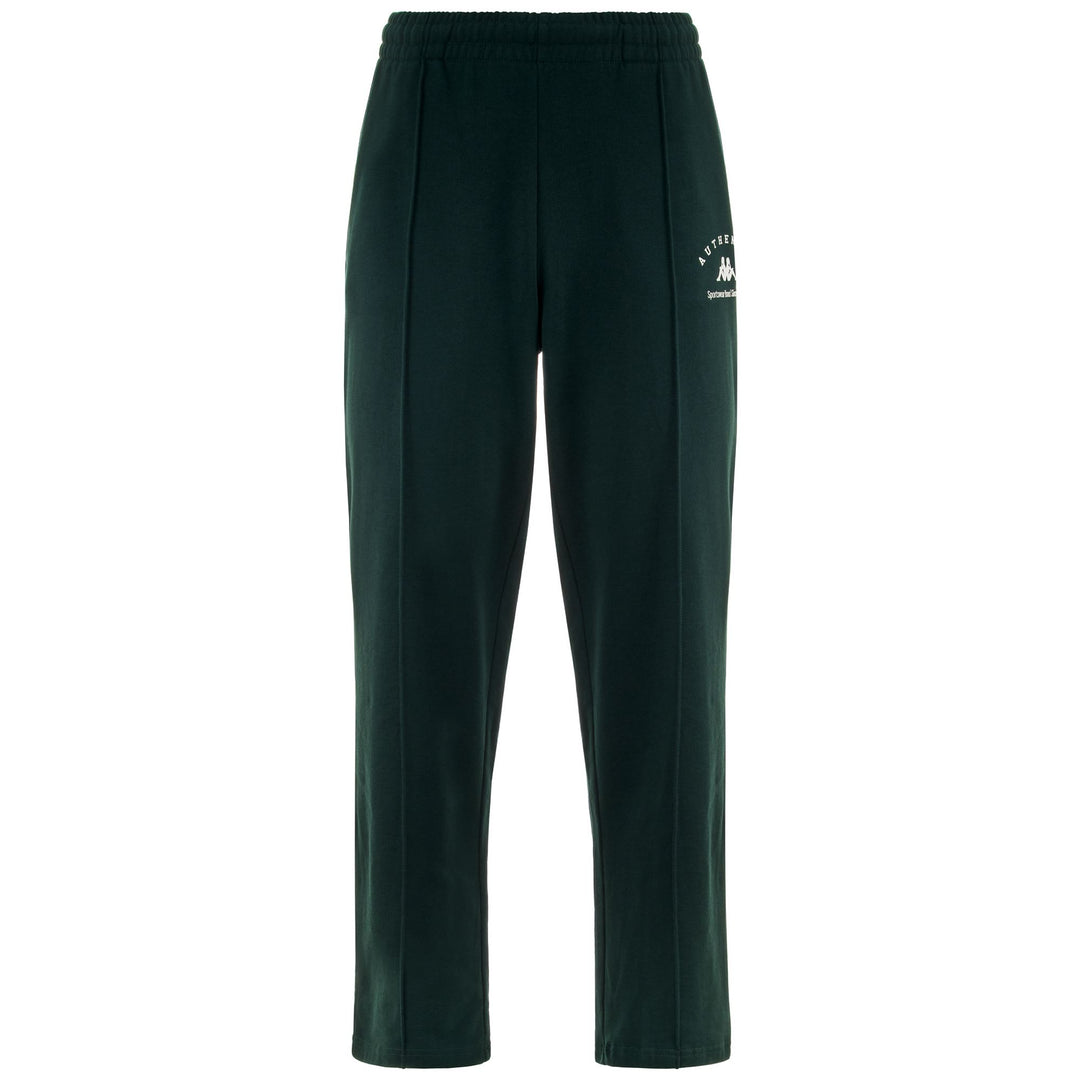 Pants Man AUTHENTIC PRAJI Sport Trousers GREEN DK-WHITE MILK Photo (jpg Rgb)			