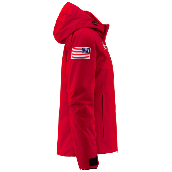 Jackets Woman 8CENTO 810 US Mid RED RACING Dressed Front (jpg Rgb)	