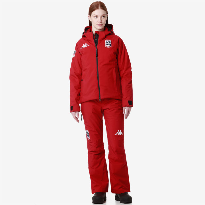 Jackets Woman 8CENTO 810 US Mid RED RACING Dressed Back (jpg Rgb)		