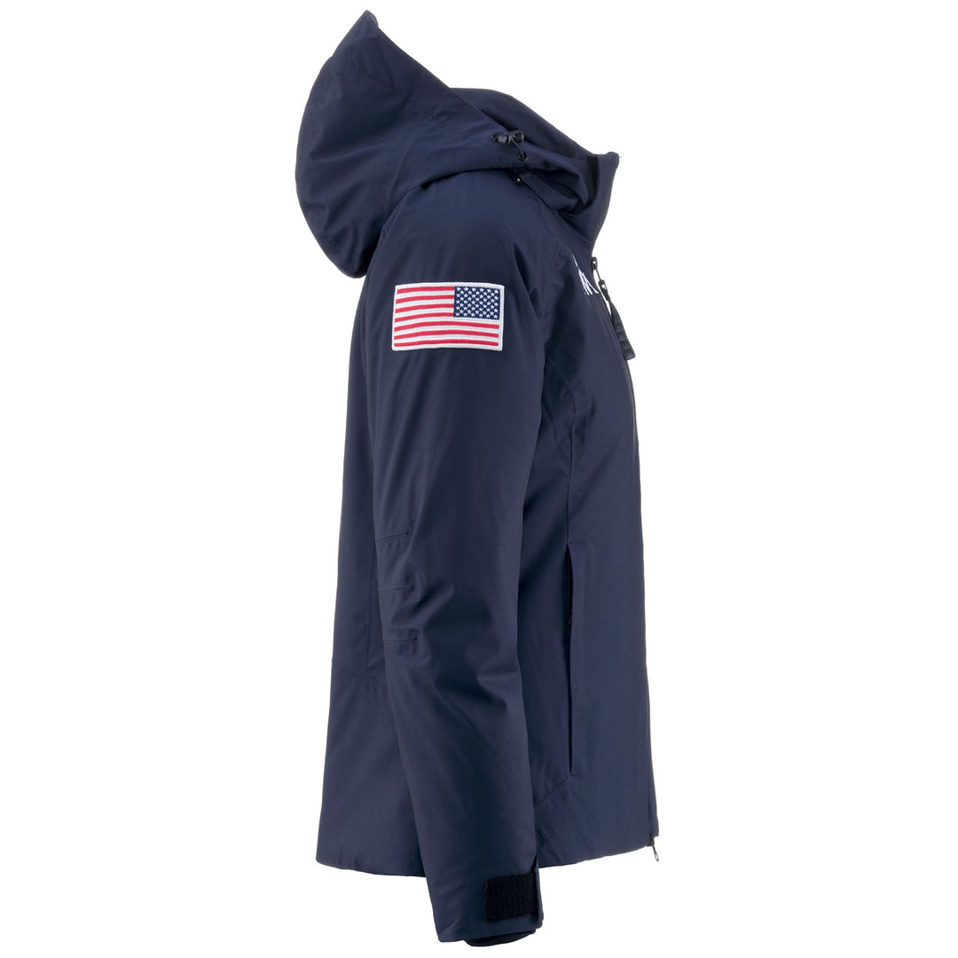 Jackets Woman 8CENTO 810 US Mid BLUE DK NAVY Dressed Front (jpg Rgb)	