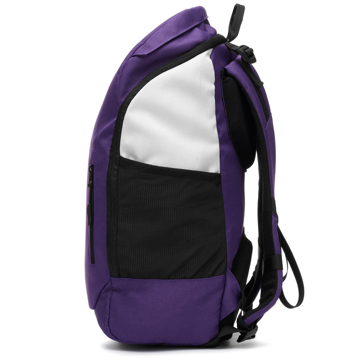 Bags Unisex ARETI FIORENTINA Backpack VIOLET INDIGO-GREEN WATER Dressed Back (jpg Rgb)		