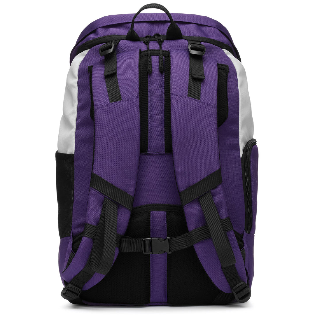 Bags Unisex ARETI FIORENTINA Backpack VIOLET INDIGO-GREEN WATER Dressed Side (jpg Rgb)		