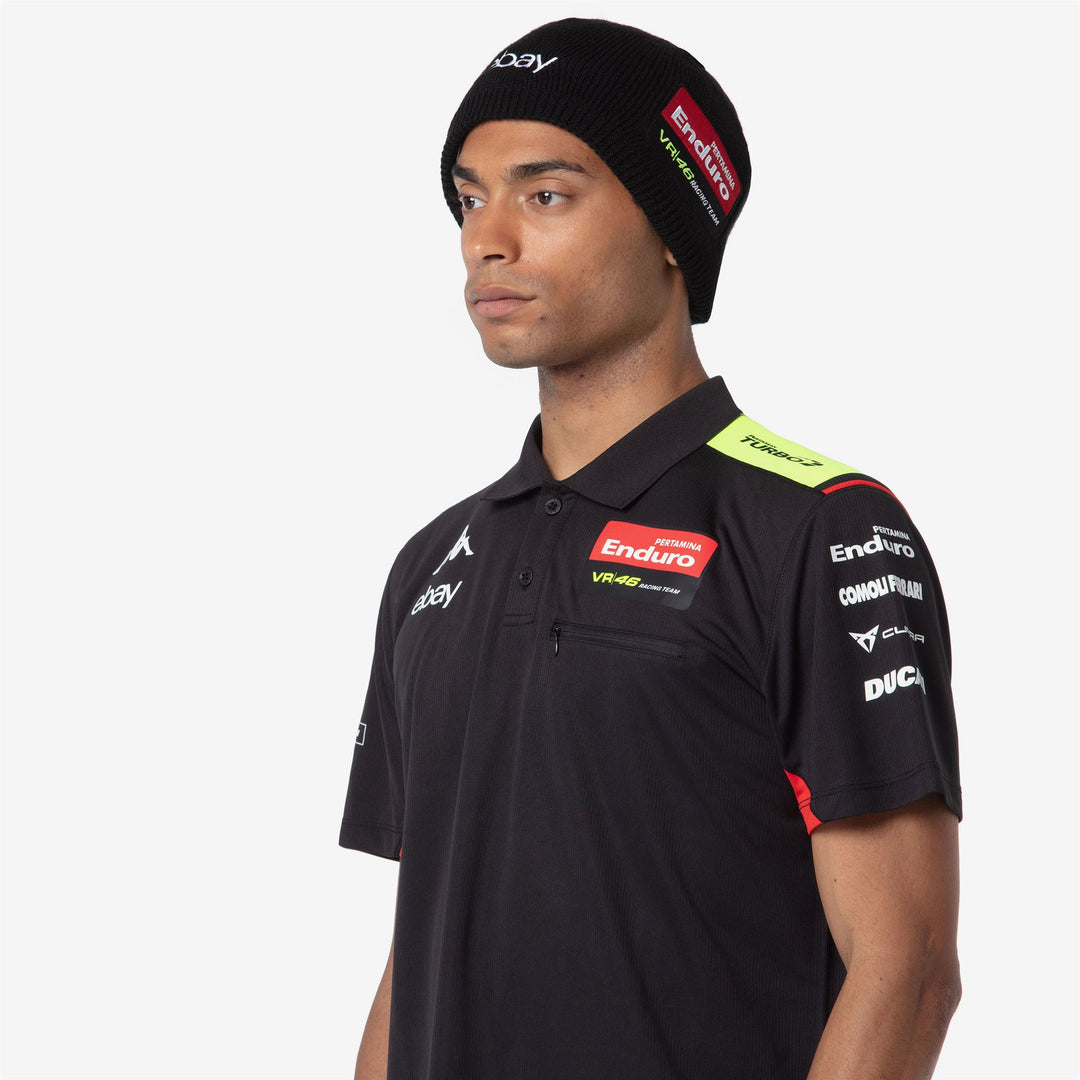 Headwear Man ATTENPO VR46 Hat BLACK Detail (jpg Rgb)			