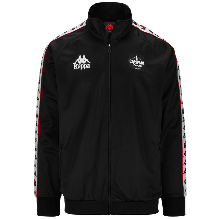 Fleece Man AUTHENTIC ANNIS CAMPARI SODA Jacket BLACK Photo (jpg Rgb)			