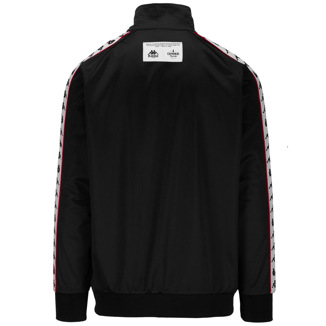 Fleece Man AUTHENTIC ANNIS CAMPARI SODA Jacket BLACK Dressed Side (jpg Rgb)		