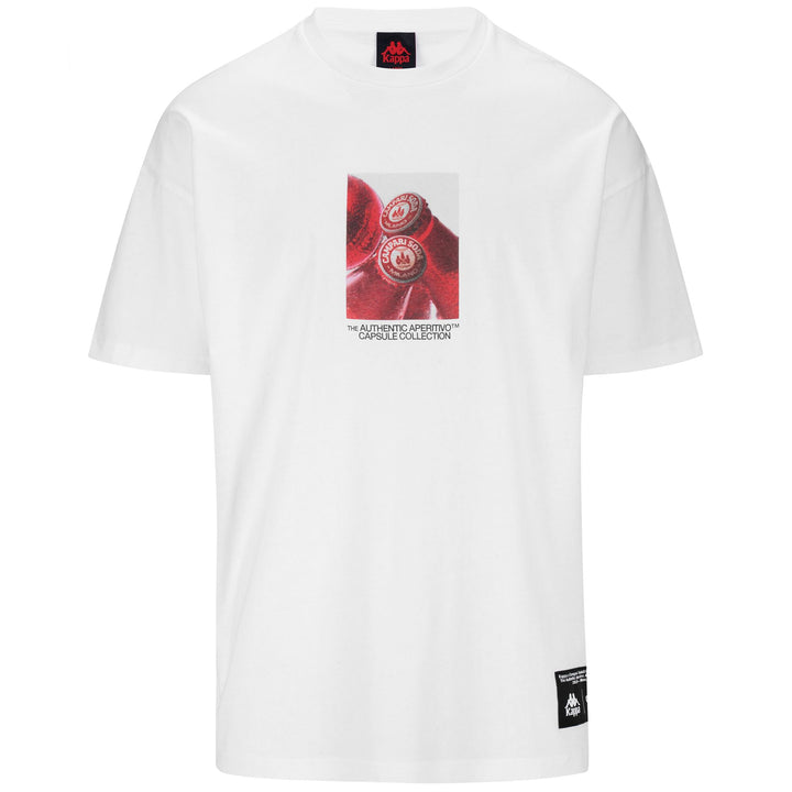 T-ShirtsTop Man AUTHENTIC POZY CAMPARI SODA T-Shirt WHITE Photo (jpg Rgb)			