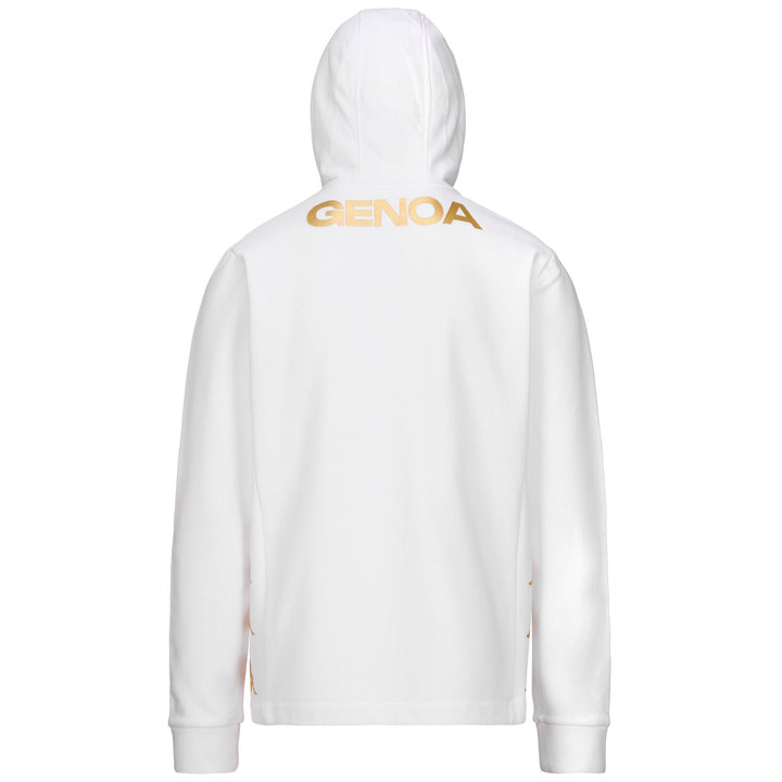 Fleece Man GIORDIZI GENOA Hoodie Full Zip WHITE Dressed Side (jpg Rgb)		