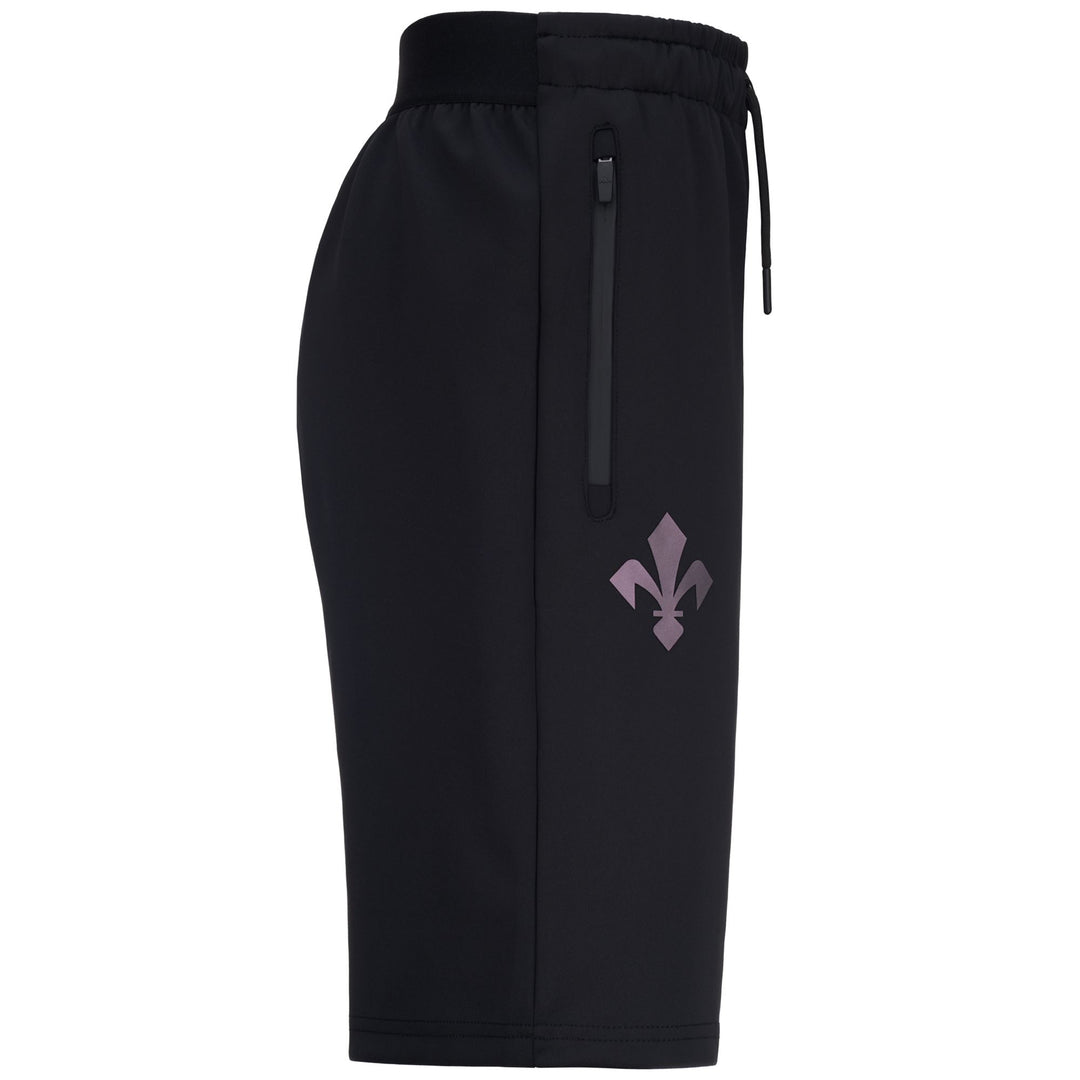 Shorts Man ATRIN FIORENTINA Sport Shorts BLACK Dressed Front (jpg Rgb)	