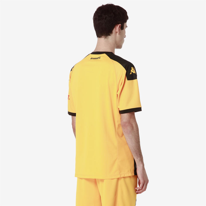 Active Jerseys Man KOMBAT 2025 AM Shirt YELLOW-BLACK-SPONSOR Detail Double				