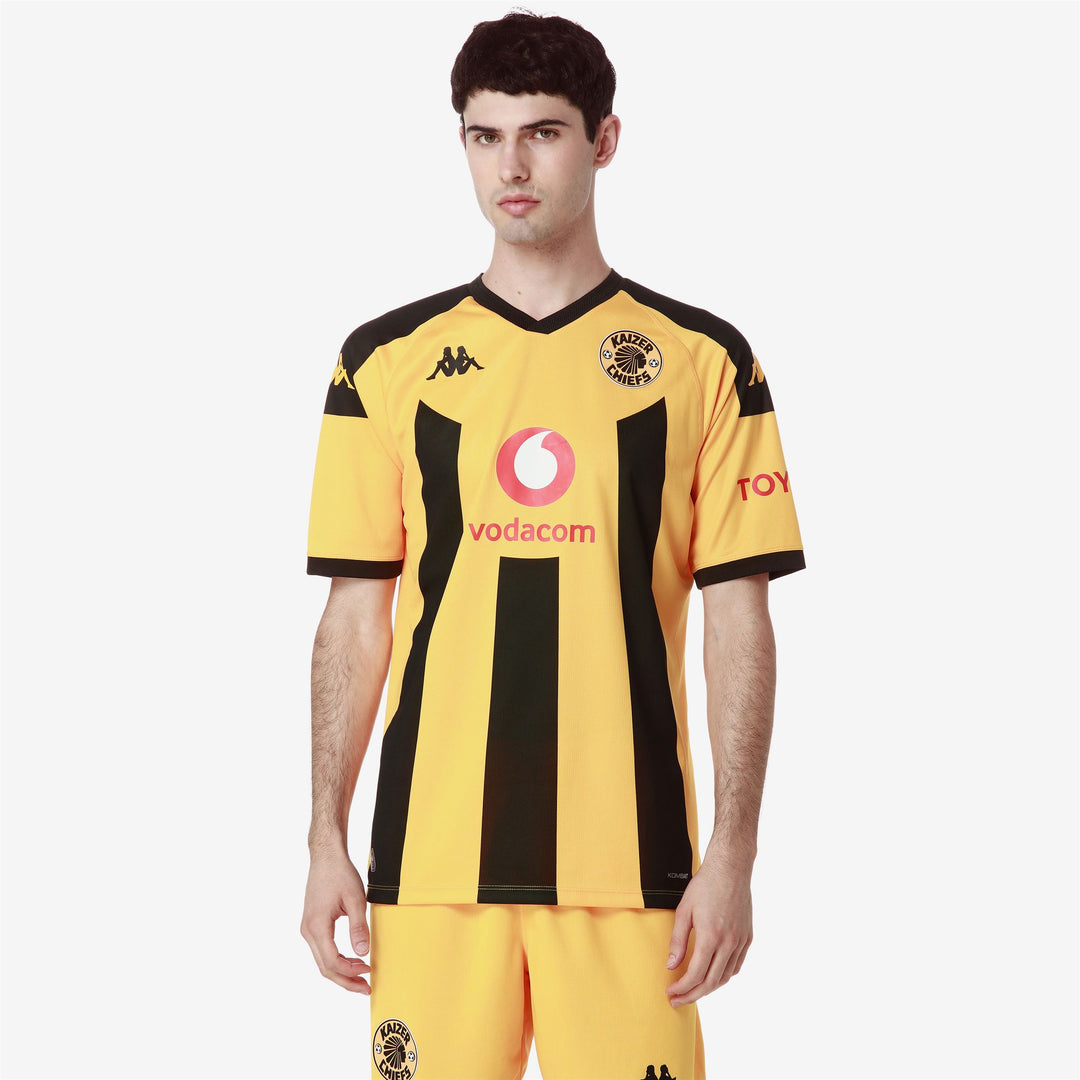 Active Jerseys Man KOMBAT 2025 AM Shirt YELLOW-BLACK-SPONSOR Detail (jpg Rgb)			