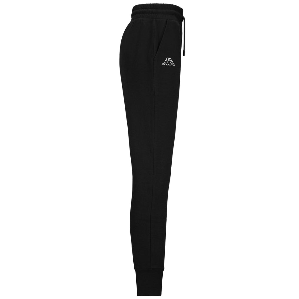 Pants Woman LOGO FARATA Sport Trousers BLACK Dressed Front (jpg Rgb)	