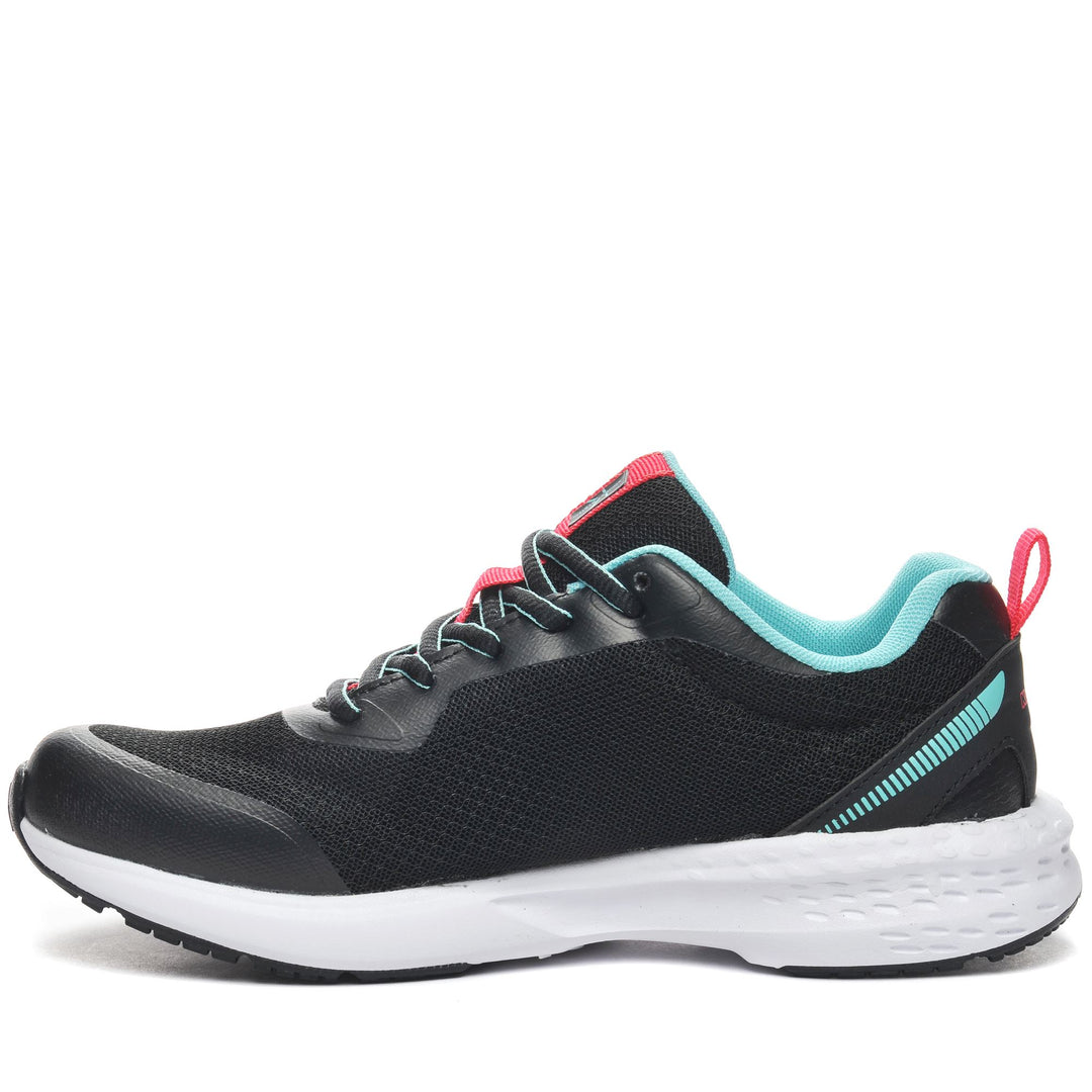 Sport Shoes Unisex KOMBAT GLINCH 2 Low Cut BLACK - GREEN LT POOL - FUCHSIA Dressed Side (jpg Rgb)		