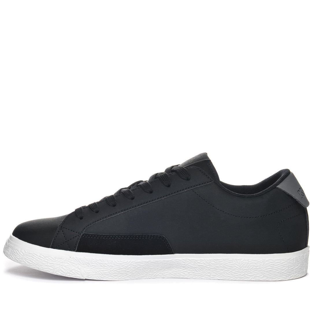 Sneakers Unisex LOGO ASTRID 5 Low Cut BLACK-GREY DK Dressed Side (jpg Rgb)		