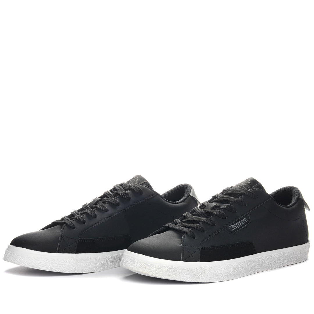 Sneakers Unisex LOGO ASTRID 5 Low Cut BLACK-GREY DK Detail (jpg Rgb)			