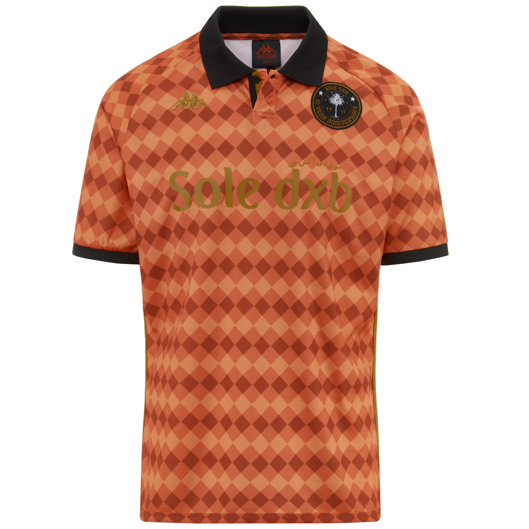 Active Jerseys Man AUTHENTIC FLY SOLE DXB Polo Shirt ORANGE FLAME Photo (jpg Rgb)			