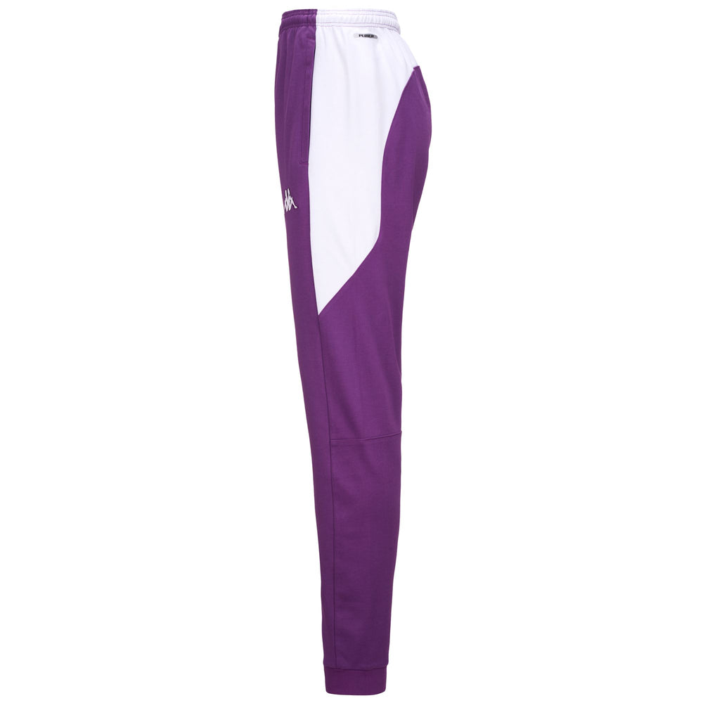 Pants Man ARUFINZIP PRO 7 VALLADOLID Sport Trousers BRIGHT VIOLET - WHITE Dressed Front (jpg Rgb)	