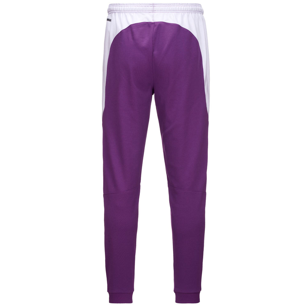 Pants Man ARUFINZIP PRO 7 VALLADOLID Sport Trousers BRIGHT VIOLET - WHITE Dressed Side (jpg Rgb)		