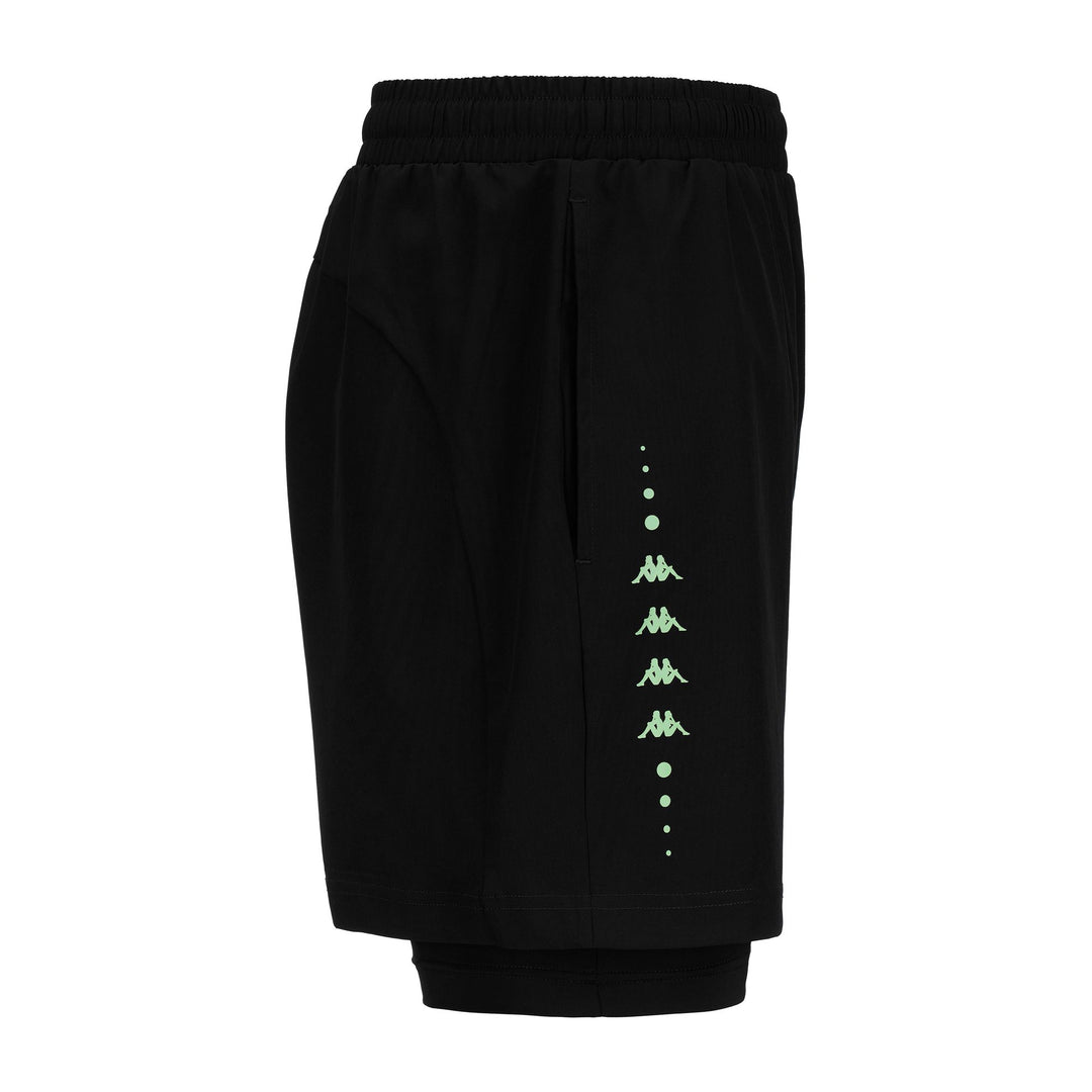 Shorts Man KOMBAT FIO Sport Shorts BLACK Dressed Front (jpg Rgb)	