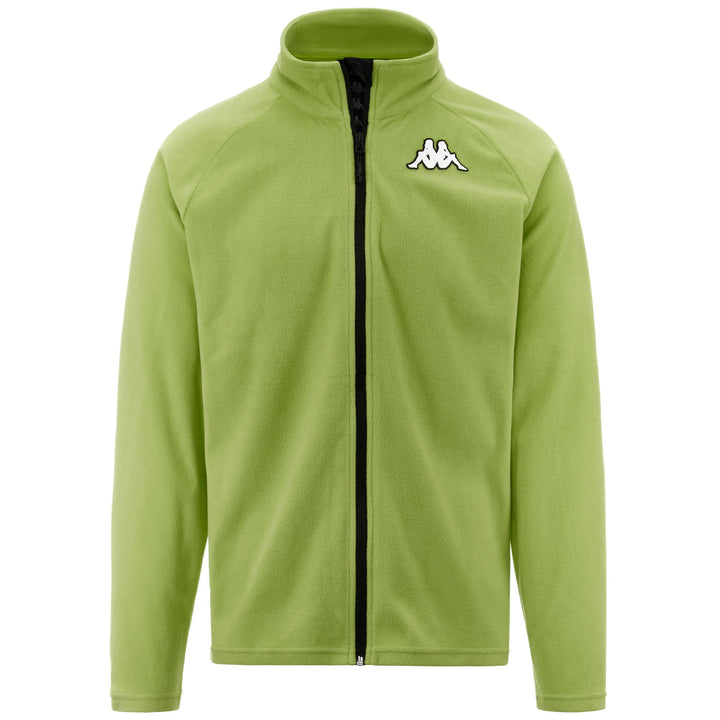 Fleece Unisex 8CENTO 818FZ Jacket GREEN GLOWING Photo (jpg Rgb)			