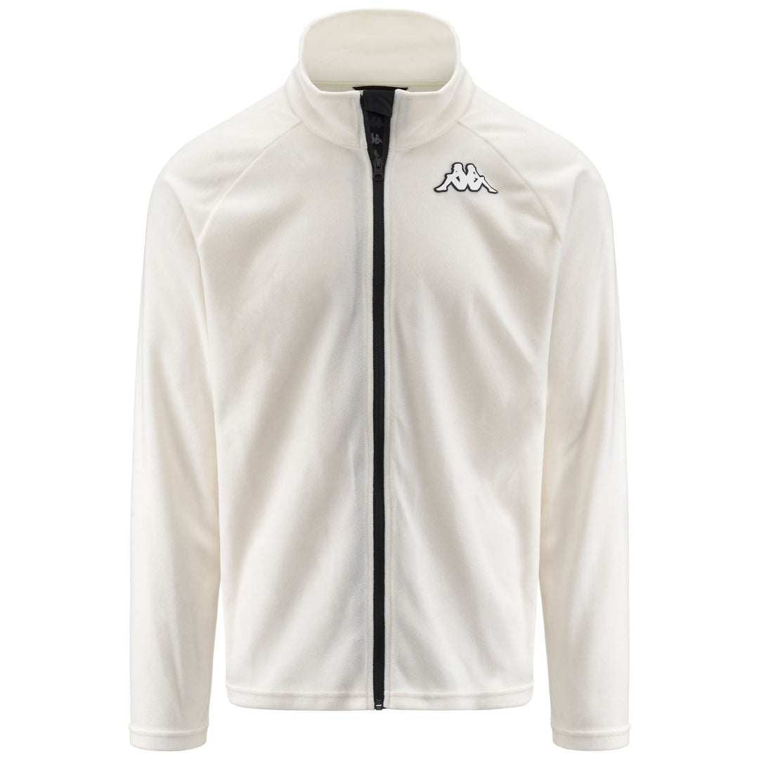 Fleece Unisex 8CENTO 818FZ Jacket WHITE COCONUT Photo (jpg Rgb)			