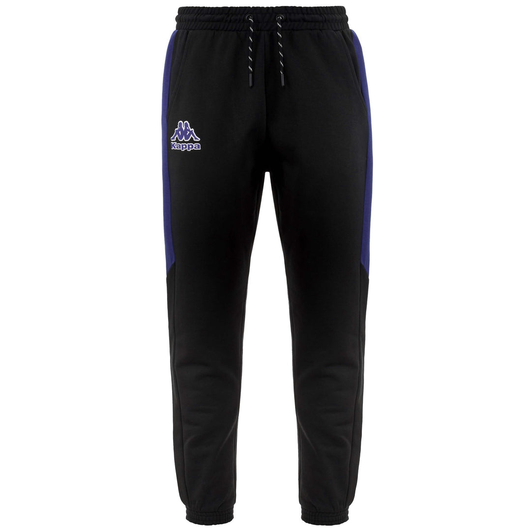 Pants Man LOGO FREGO Sport Trousers BLACK - BLUE ROYAL Photo (jpg Rgb)			