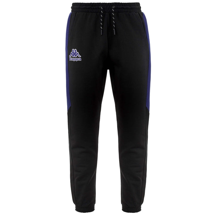 Pants Man LOGO FREGO Sport Trousers BLACK - BLUE ROYAL Photo (jpg Rgb)			